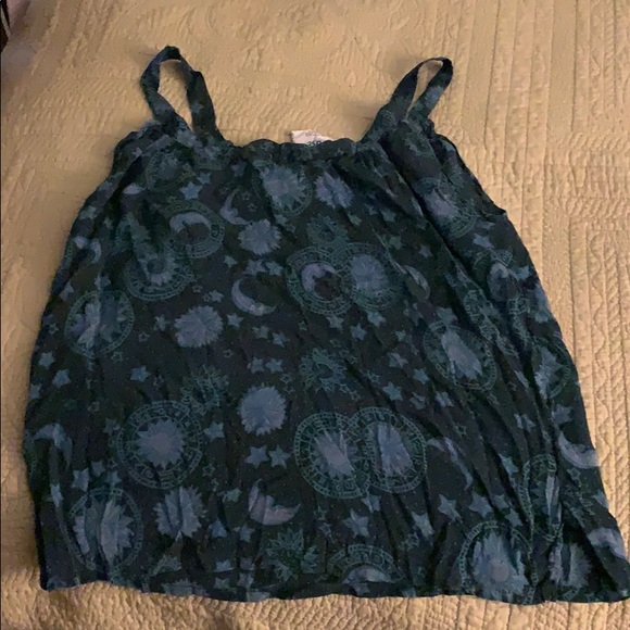 Silk Celestial print crop top - Picture 3 of 3